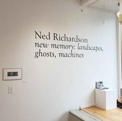 2025 new memory: landscapes, ghosts, machines. the Front,  Montpelier VT, May 2025